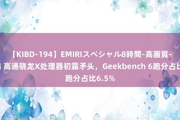 【KIBD-194】EMIRIスペシャル8時間-高画質-特別編 高通骁龙X处理器初露矛头，Geekbench 6跑分占比6.5%