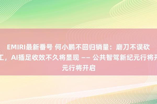 EMIRI最新番号 何小鹏不回归销量：磨刀不误砍柴工，AI插足收效不久将显现 —— 公共智驾新纪元行将开启